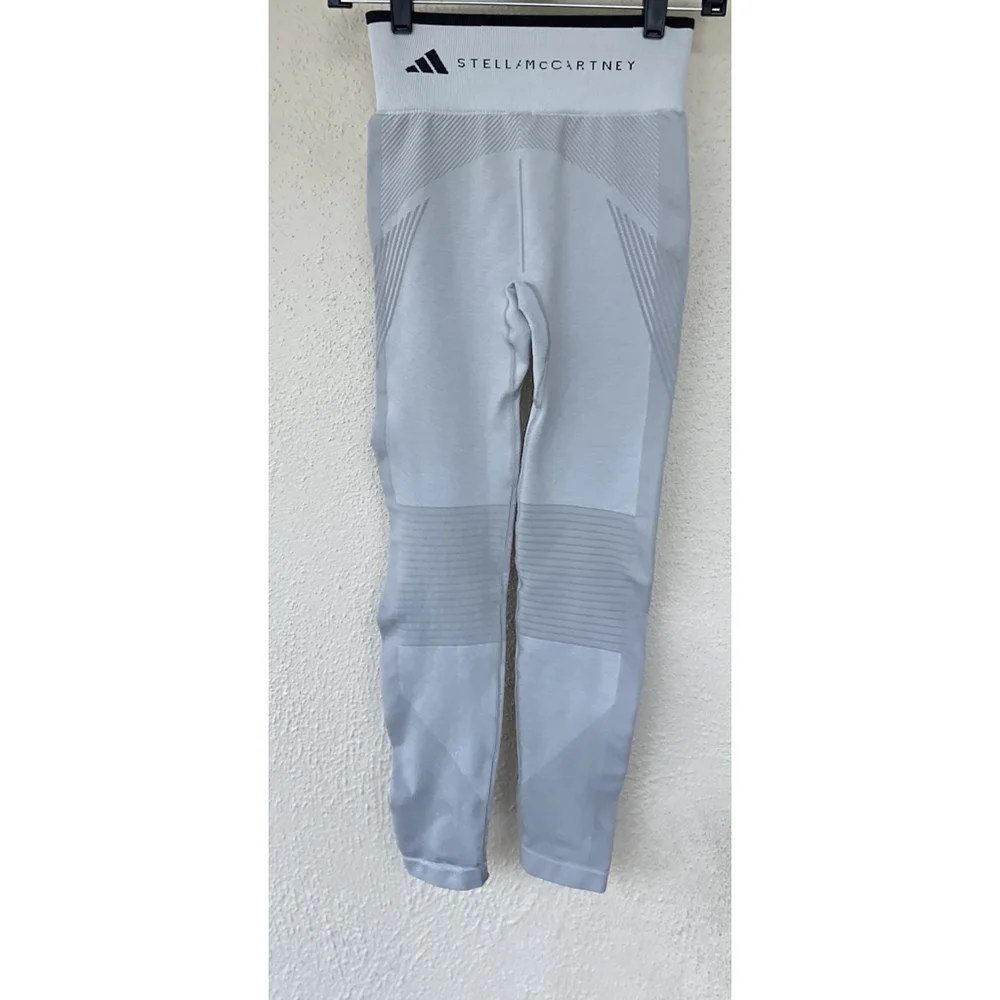 Adidas by Stella McCartney TrueStrength High Waist Seamless Leggings Grey Small